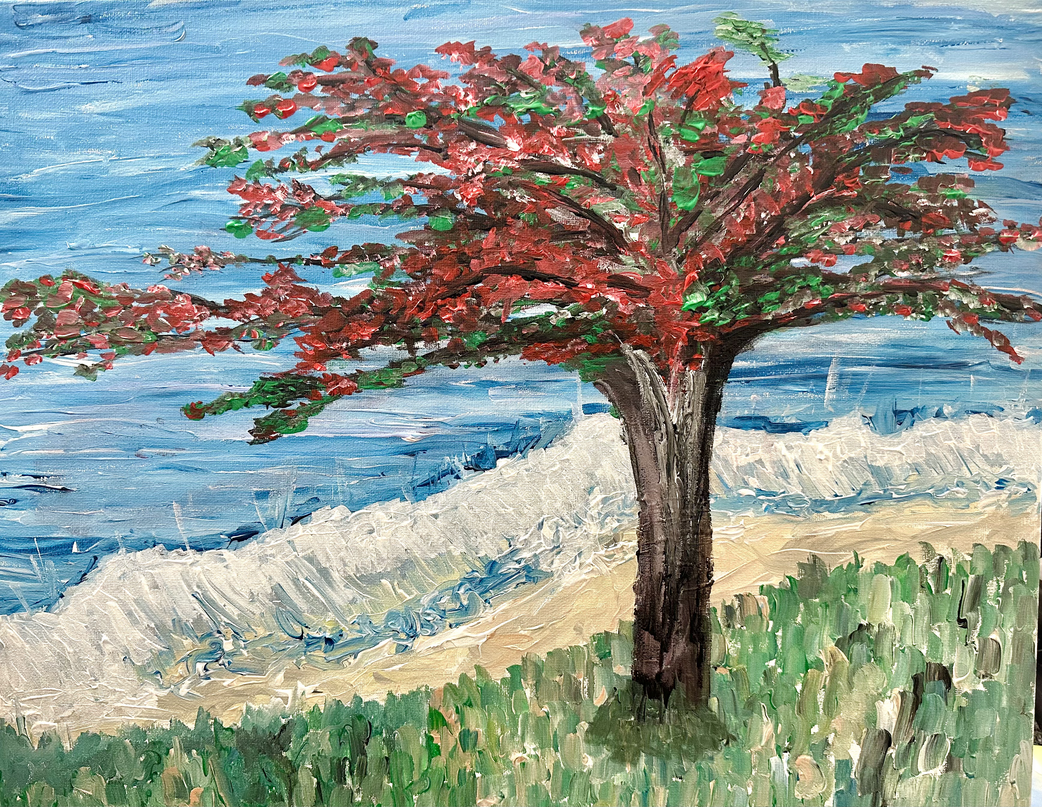 Royal Poinciana</font></b><br>18x24</font></b><br>04.13.2024