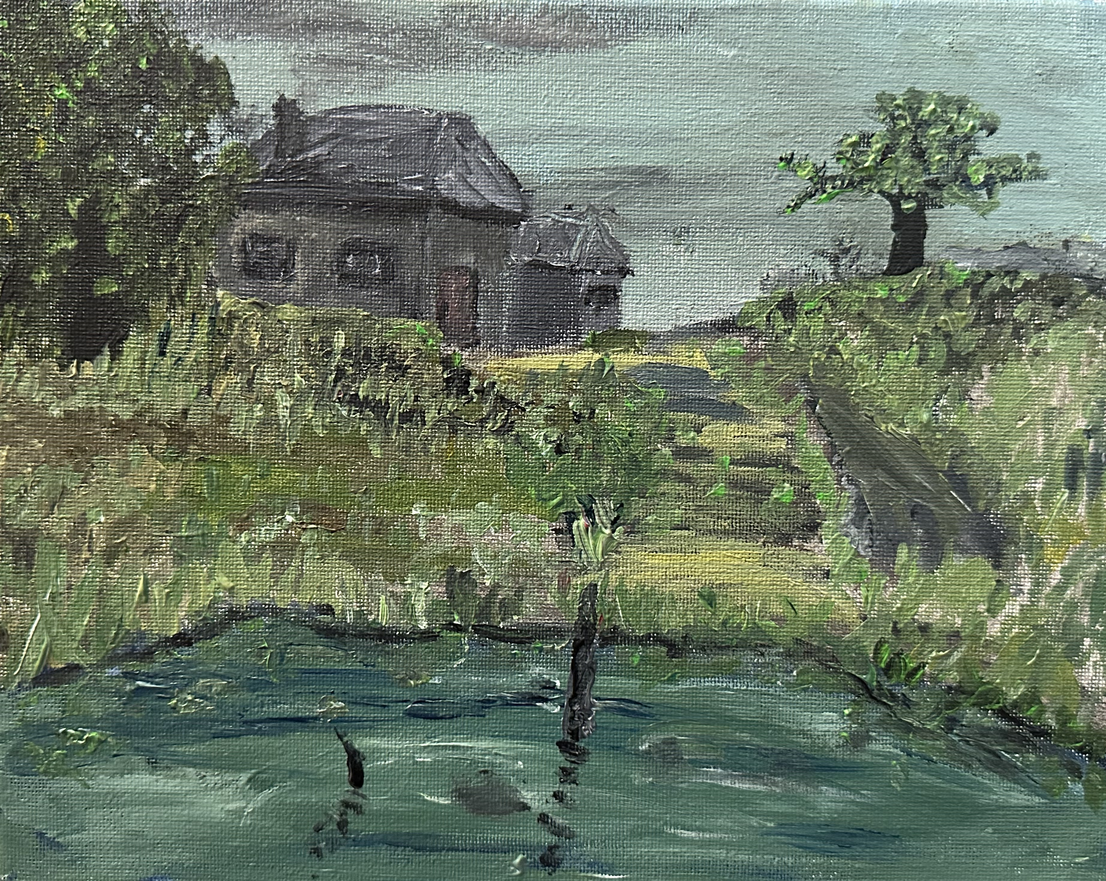 Villa and Pond</font></b><br>8x10</font></b><br>03.03.2024